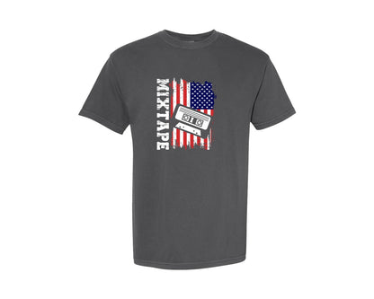 brand:Comfort Colors|color:Pepper|Music Mixtape T Shirt Design Graphic T-Shirt