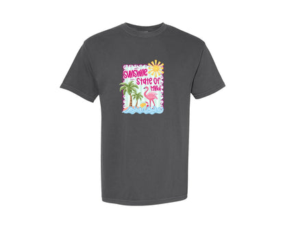 brand:Comfort Colors|color:Pepper|Sunshine State Of Mind Summer 5 Graphic T-Shirt