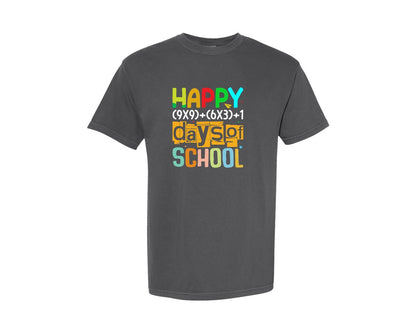 brand:Comfort Colors|color:Pepper|100 Days Of School 236 Graphic T-Shirt