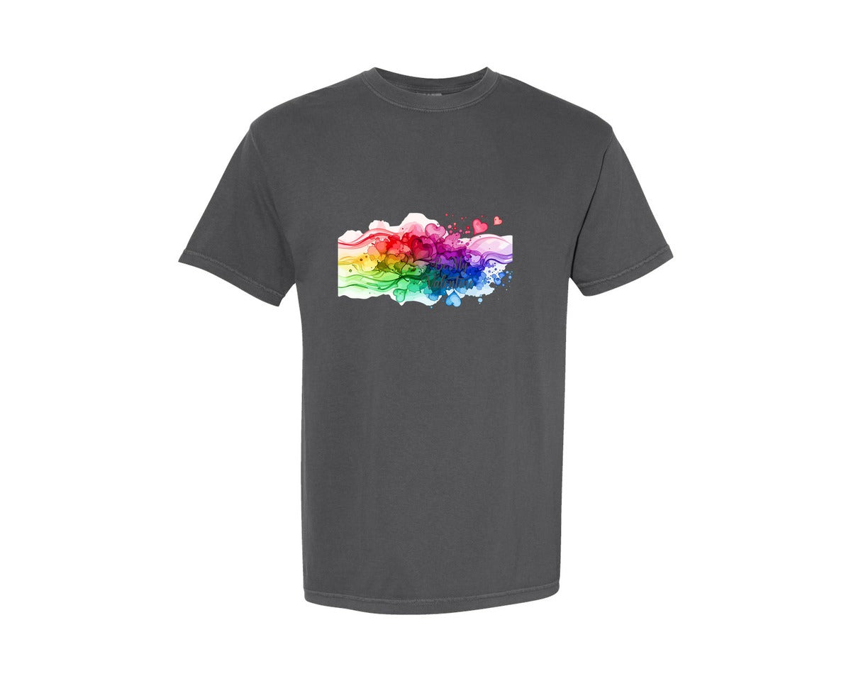 brand:Comfort Colors|color:Pepper|Be My Valentine Tshirt Design 13 Graphic T-Shirt