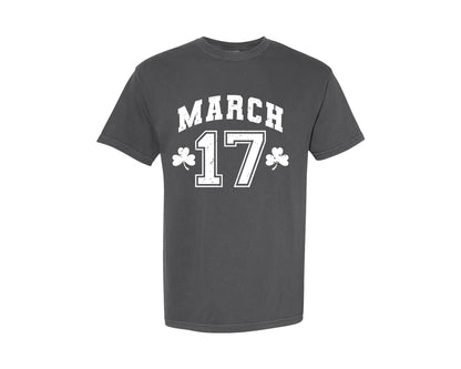 brand:Comfort Colors|color:Pepper|March 17 Graphic T-Shirt
