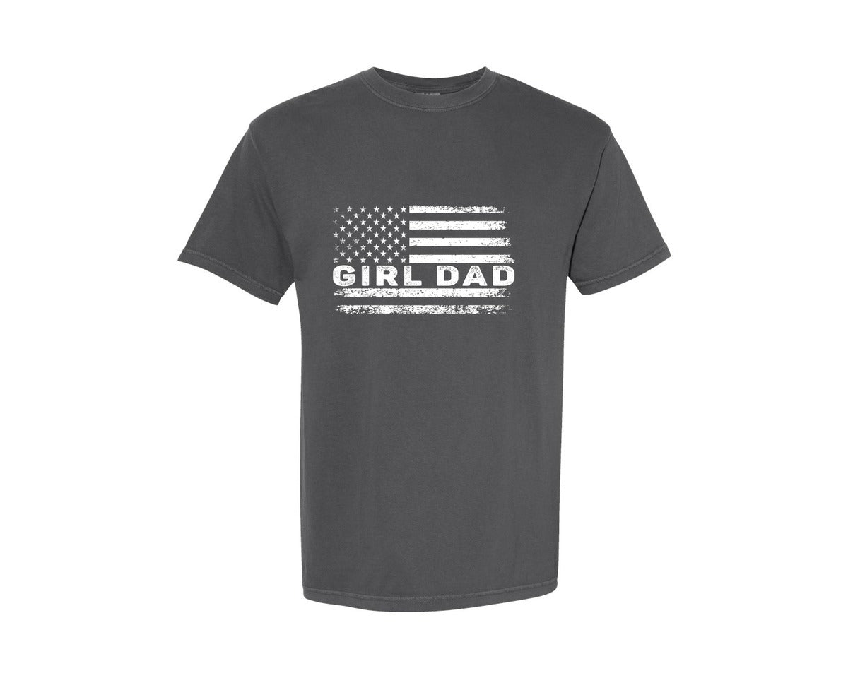 brand:Comfort Colors|color:Pepper|Girl Dad 15 Graphic T-Shirt