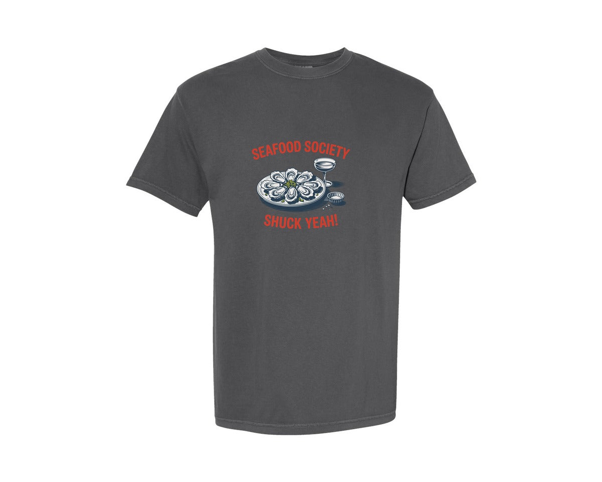 brand:Comfort Colors|color:Pepper|Seafood T Shirt Design 3 Graphic T-Shirt