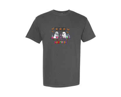 brand:Comfort Colors|color:Pepper|Boo Science Halloween T Shirt Design Graphic T-Shirt