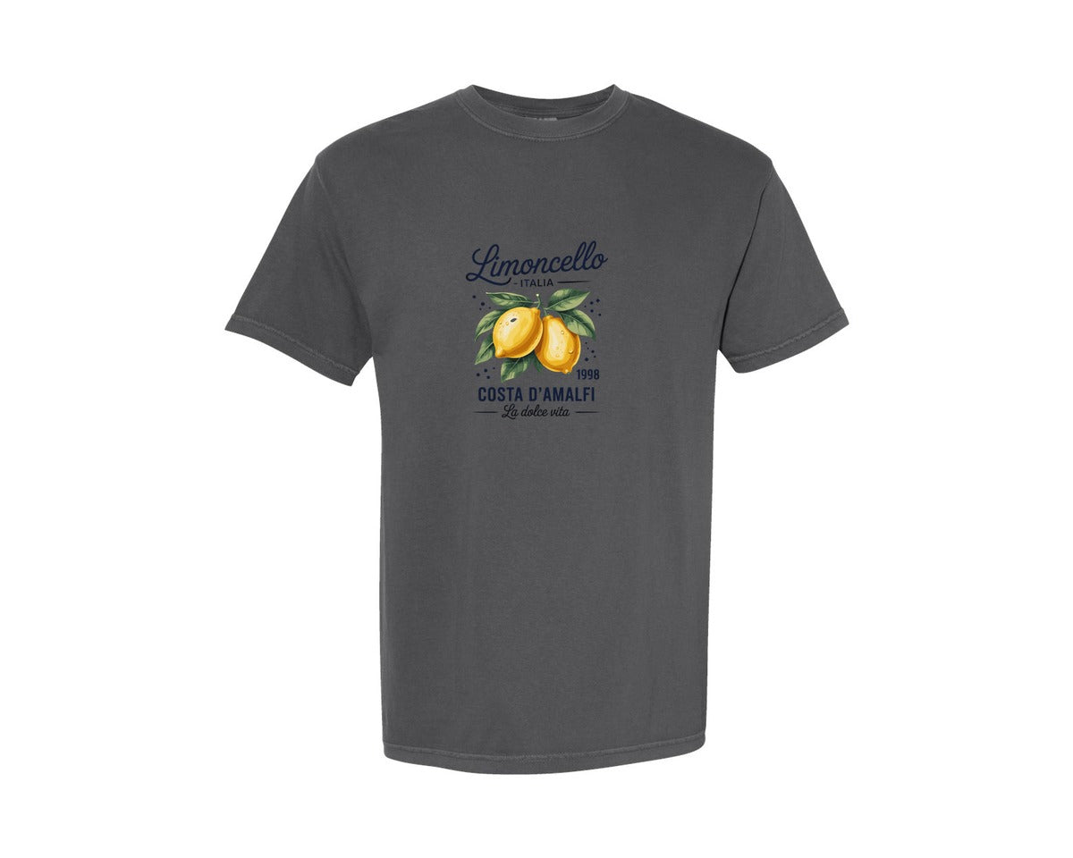 brand:Comfort Colors|color:Pepper|Limoncello La Dolce Vita Italy Graphic T-Shirt