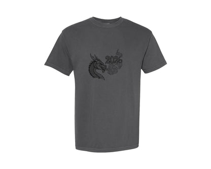 brand:Comfort Colors|color:Pepper|Happy New Year 2026 Dragon Te28091Shirt Graphic T-Shirt