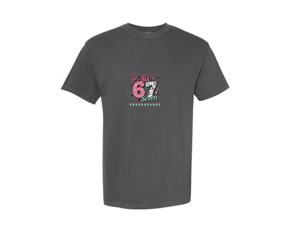 brand:Comfort Colors|color:Pepper|Valentine 67 Six Seven Coquette 5 Graphic T-Shirt