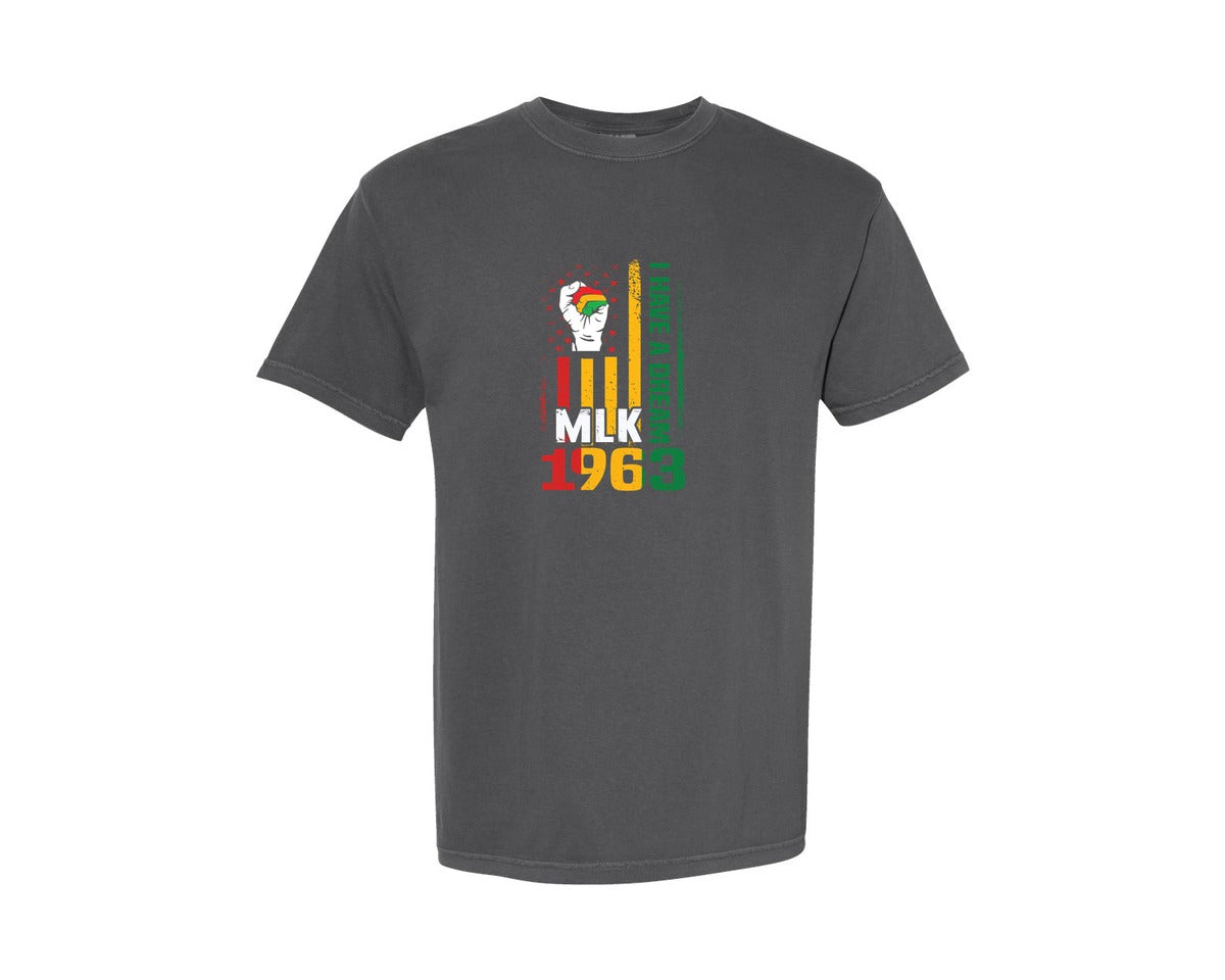 brand:Comfort Colors|color:Pepper|I Have A Dream Mlk 1963 T Shirt Design 3 Graphic T-Shirt