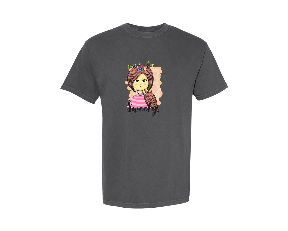 brand:Comfort Colors|color:Pepper|Kids T Shirt Designs Set Graphic T-Shirt