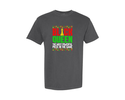brand:Comfort Colors|color:Pepper|Queen Black History Month T Shirt Graphic T-Shirt