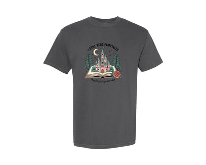 brand:Comfort Colors|color:Pepper|I Still Read Fairytales Spice Reader 2 Graphic T-Shirt