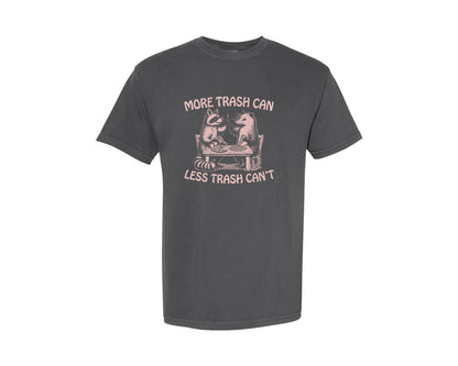 brand:Comfort Colors|color:Pepper|Raccoon Hi Five Possum Shirt Graphic T-Shirt