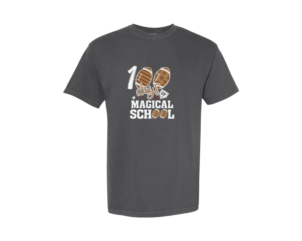 brand:Comfort Colors|color:Pepper|Happy 100 Days Of School T Shirt Design 30 Graphic T-Shirt