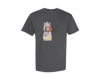 brand:Comfort Colors|color:Pepper|Funny Sarcastic Vintage Girl Graphic T-Shirt