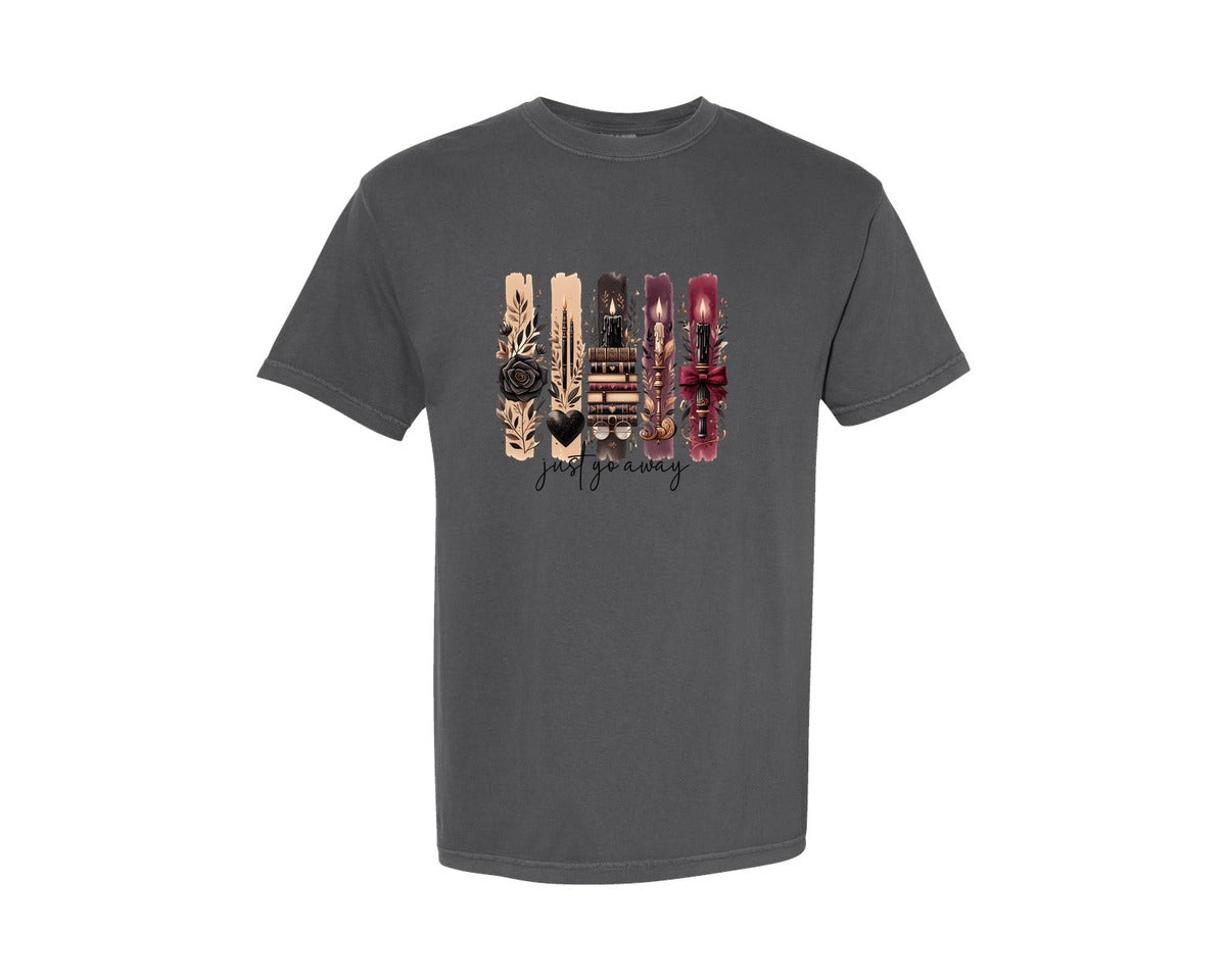 brand:Comfort Colors|color:Pepper|Bookish Book Lover Reading Booktok 2 Graphic T-Shirt