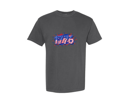 brand:Comfort Colors|color:Pepper|4Th Of July Patriotic 1776 Graphic T-Shirt