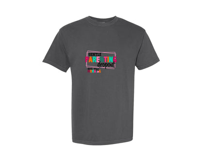 brand:Comfort Colors|color:Pepper|Gentle Parenting Dropout Svgmothers Day 2 Graphic T-Shirt
