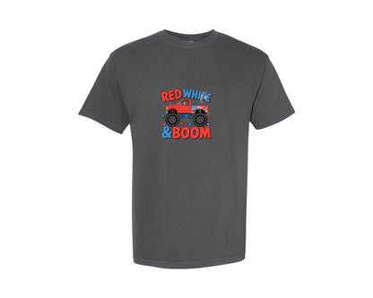 brand:Comfort Colors|color:Pepper|Red White And Boozed 3 Graphic T-Shirt
