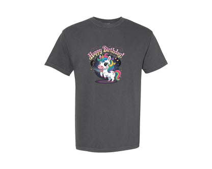 brand:Comfort Colors|color:Pepper|Happy Birthday 8 Graphic T-Shirt