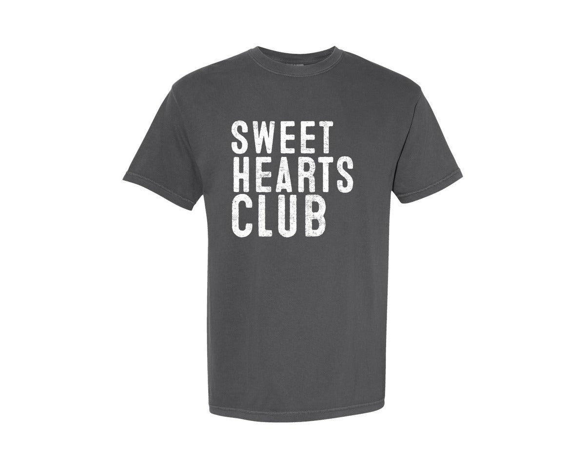 brand:Comfort Colors|color:Pepper|Valentine Sweet Hearts Club Graphic T-Shirt