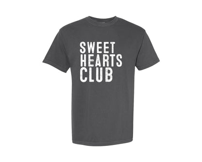 brand:Comfort Colors|color:Pepper|Valentine Sweet Hearts Club Graphic T-Shirt