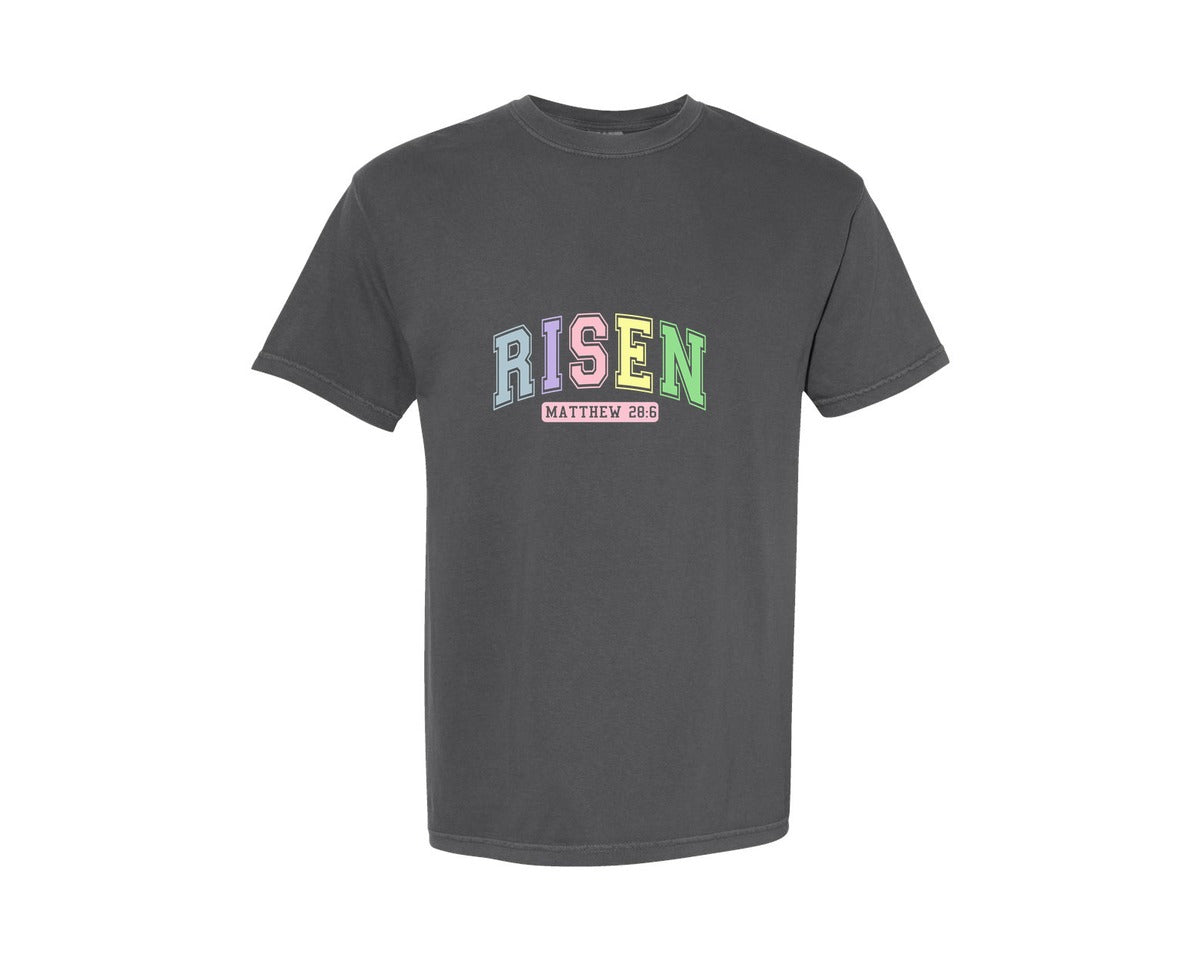 brand:Comfort Colors|color:Pepper|Easter Christian Svgeaster Jesus Graphic T-Shirt