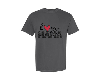 brand:Comfort Colors|color:Pepper|Boy Mama Mama Boy 2 Graphic T-Shirt