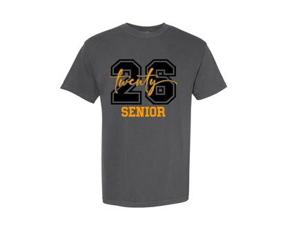 brand:Comfort Colors|color:Pepper|Class Of 2026 Senior 2026 6 Graphic T-Shirt