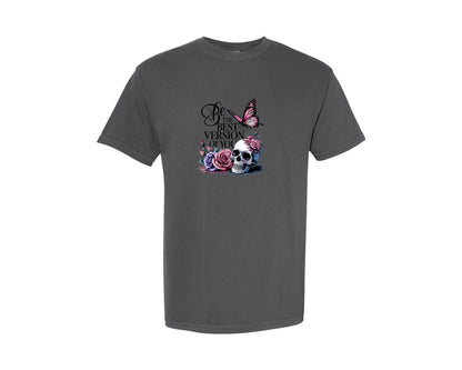 brand:Comfort Colors|color:Pepper|Be The Best Version Of You Self Love 2 Graphic T-Shirt