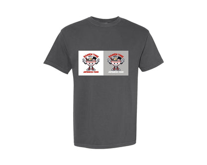 brand:Comfort Colors|color:Pepper|Ramen Time Kawaii Bowl Graphic T-Shirt