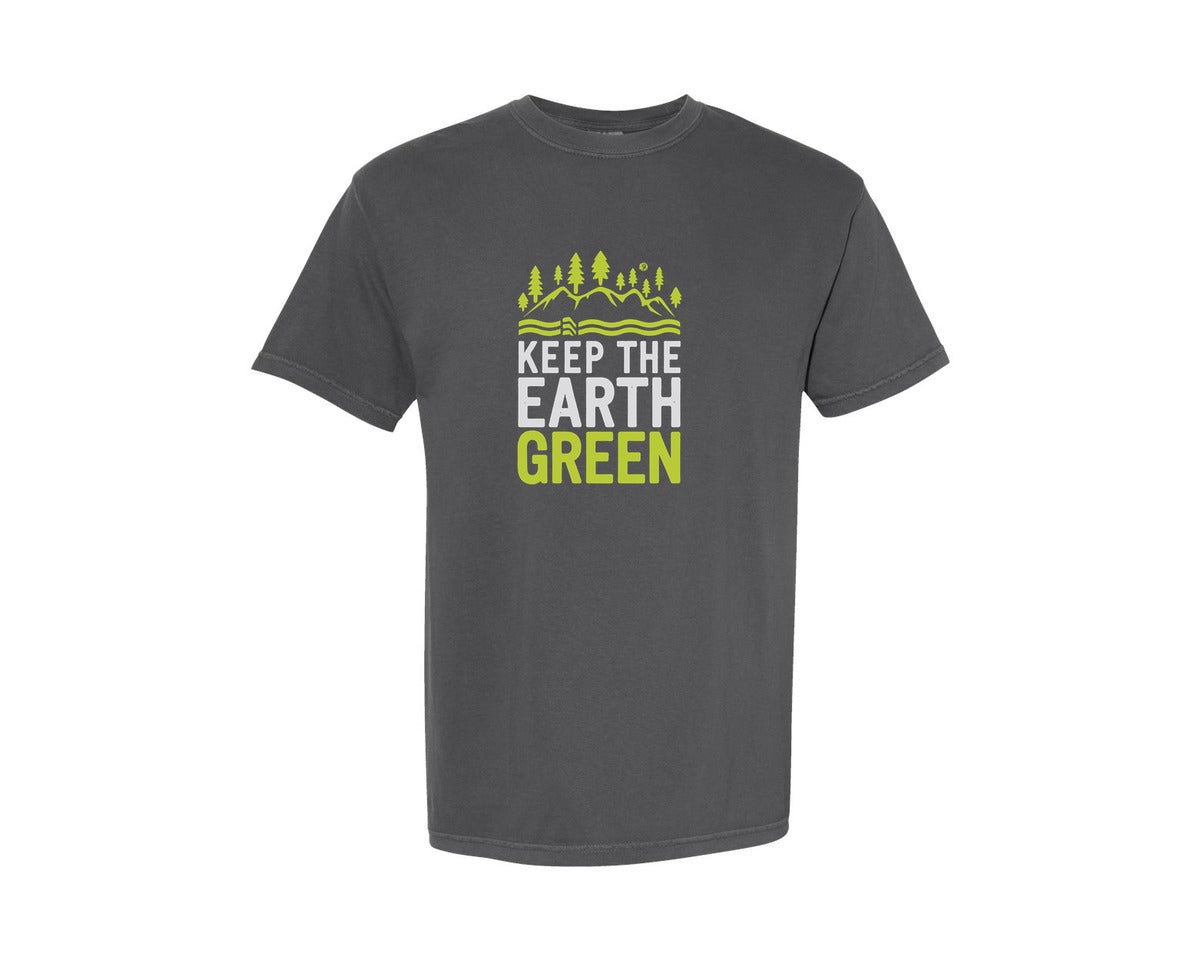 brand:Comfort Colors|color:Pepper|Keep The Earth Green Environment Cute Graphic T-Shirt