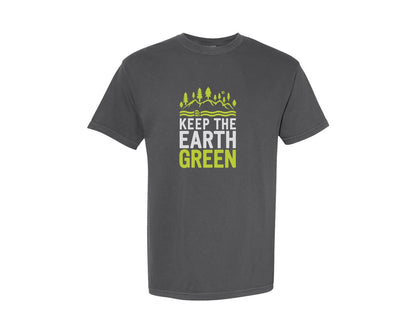 brand:Comfort Colors|color:Pepper|Keep The Earth Green Environment Cute Graphic T-Shirt