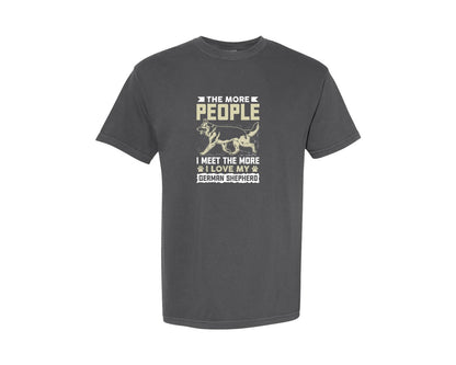 brand:Comfort Colors|color:Pepper|Funny German Shepherd T Shirt Graphic T-Shirt