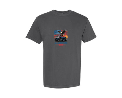 brand:Comfort Colors|color:Pepper|All American Boy 4 Graphic T-Shirt