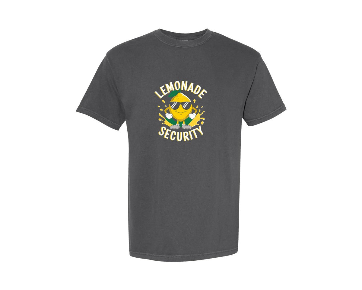 brand:Comfort Colors|color:Pepper|Lemonade Security T Shirt Design 2 Graphic T-Shirt