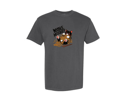 brand:Comfort Colors|color:Pepper|Cat Ramen T Shirt Design 14 Graphic T-Shirt