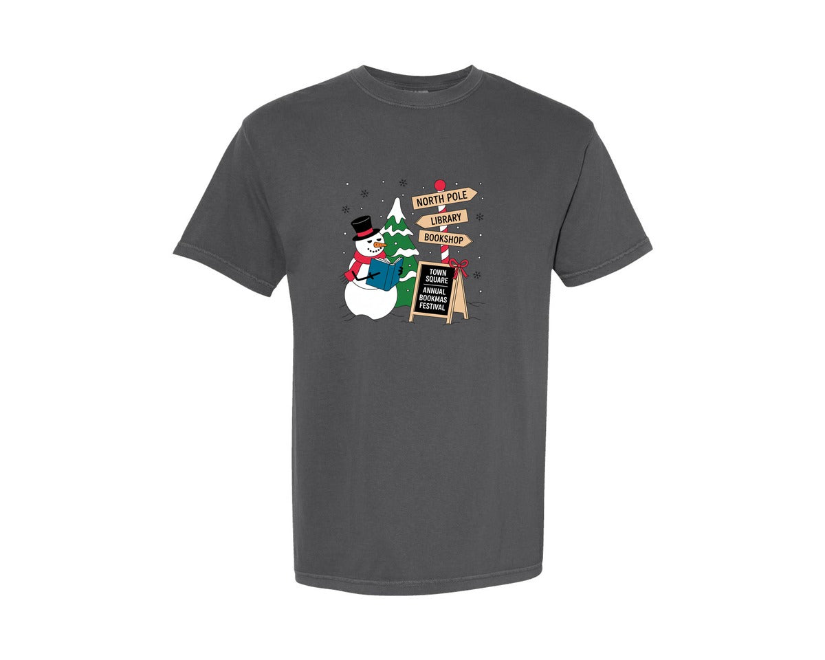 brand:Comfort Colors|color:Pepper|Booklover Pngchristmas Bookish Svgbook Graphic T-Shirt