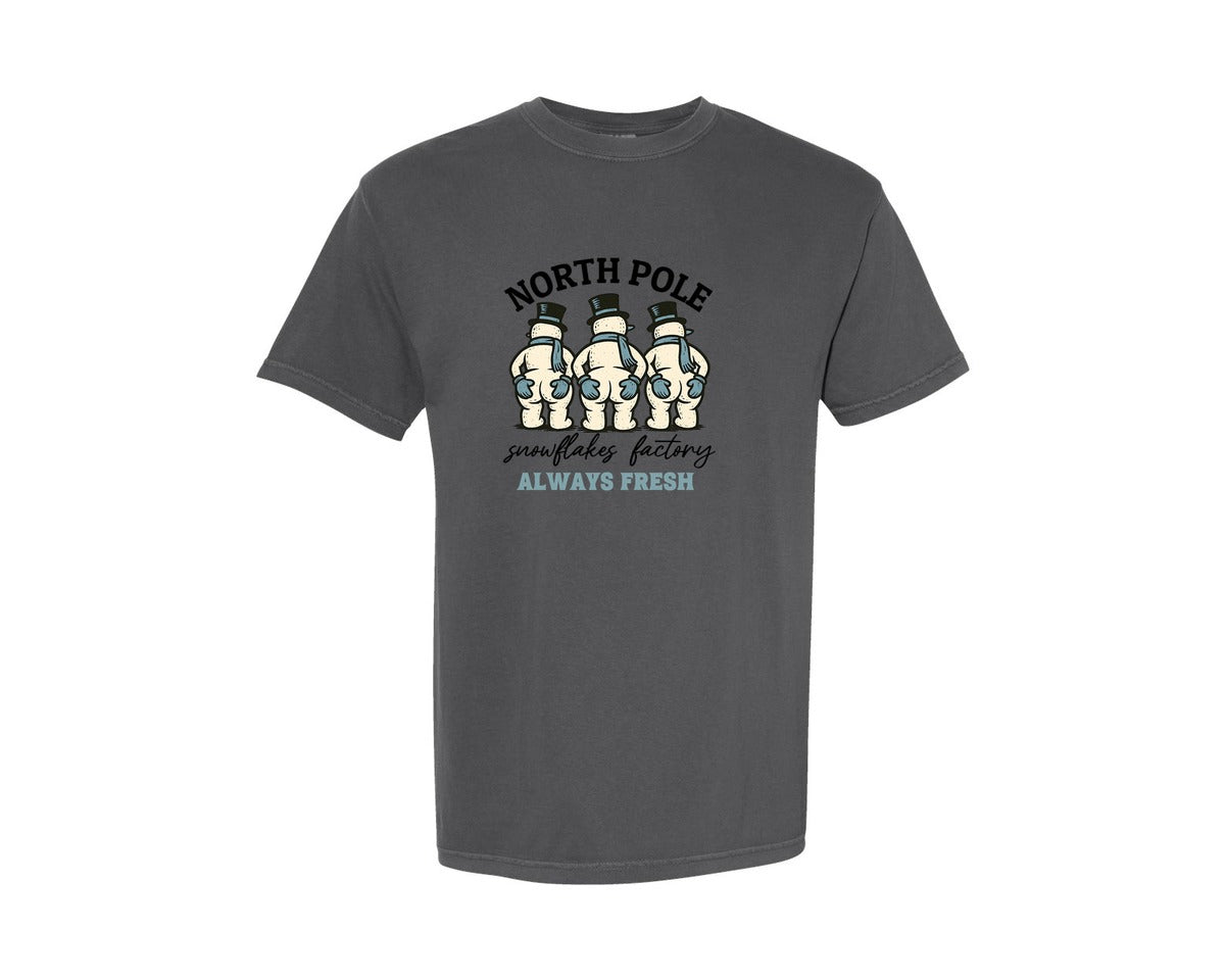 brand:Comfort Colors|color:Pepper|Funny Winter Design Humorous Graphic T-Shirt