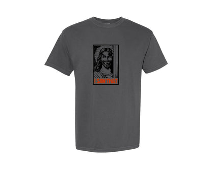 brand:Comfort Colors|color:Pepper|Sarcastic Jesus I Saw That File Graphic T-Shirt
