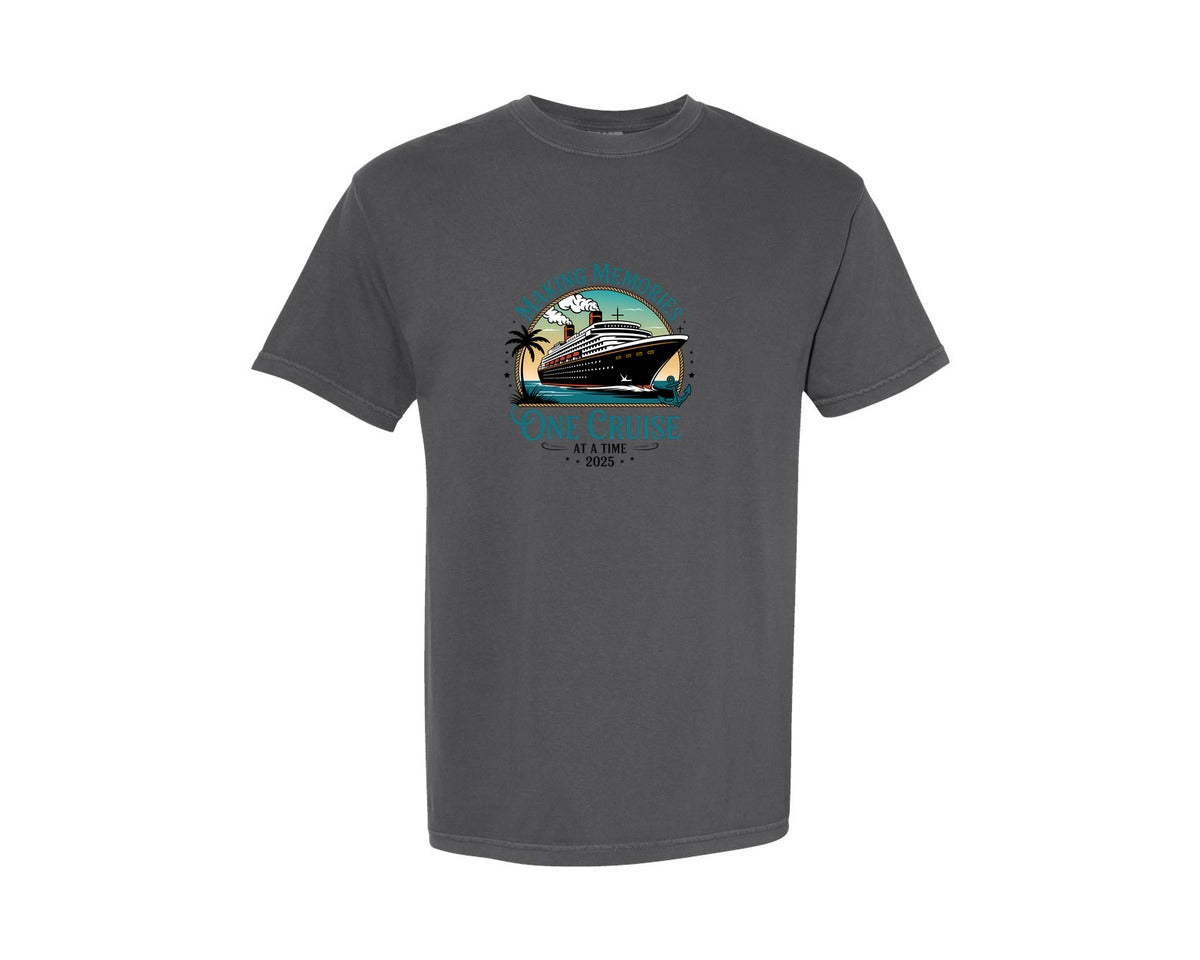 brand:Comfort Colors|color:Pepper|Funny Cruise T Shirt Design Graphic T-Shirt