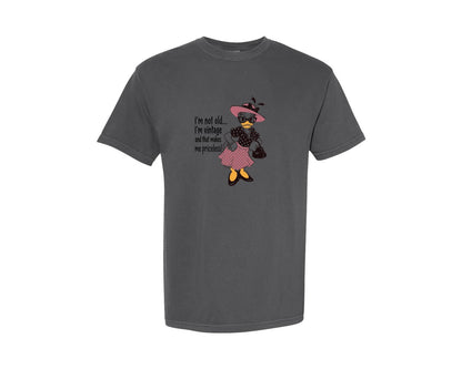 brand:Comfort Colors|color:Pepper|Im Not Old Im Vintage And That Makes 2 Graphic T-Shirt