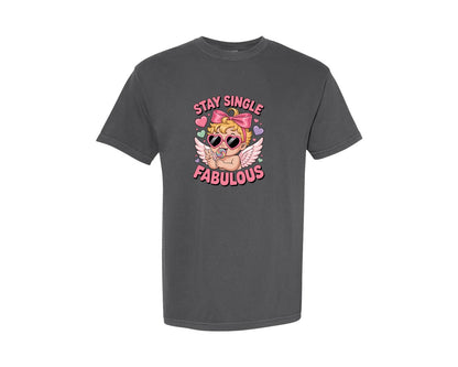 brand:Comfort Colors|color:Pepper|Retro Valentines Day Quotes 4 Graphic T-Shirt