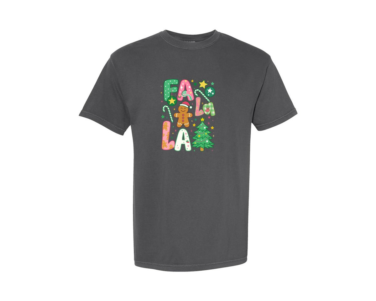 brand:Comfort Colors|color:Pepper|Falala Colorful Glitter Graphic T-Shirt