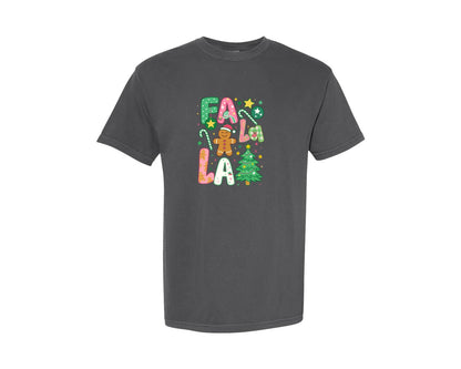 brand:Comfort Colors|color:Pepper|Falala Colorful Glitter Graphic T-Shirt