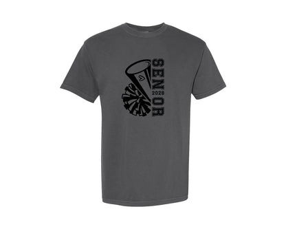 brand:Comfort Colors|color:Pepper|Cheer Senior 2026 Cheerleader 2026 Graphic T-Shirt