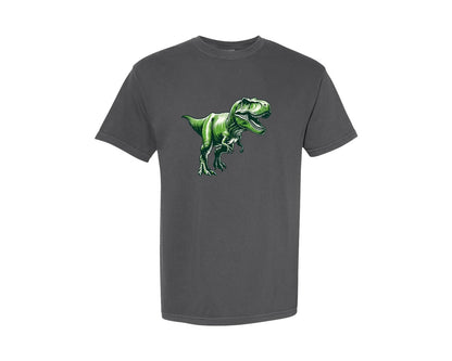 brand:Comfort Colors|color:Pepper|Vintage Retro T Rex Dinosaur Graphic T-Shirt