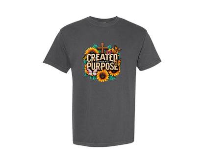 brand:Comfort Colors|color:Pepper|Christian Faith Religious Sub Graphic T-Shirt