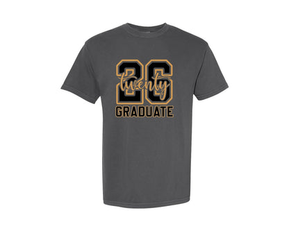 brand:Comfort Colors|color:Pepper|Senior 2026 Graduation 2026 Graphic T-Shirt
