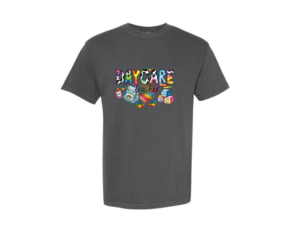 brand:Comfort Colors|color:Pepper|Daycare Teacher Graphic T-Shirt