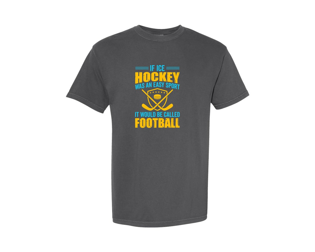 brand:Comfort Colors|color:Pepper|Ice Hockey T Shirt Design Vector Graphic T-Shirt